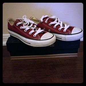 Maroon Converse